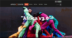 Desktop Screenshot of africacentre.net